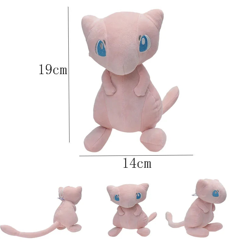 Mew Pokemon Plush Doll Kawaii Cartoon Go dex Mew Plush Toys Soft Stuffed Kawaii Anime Doll Pillow Birthday Gift For Kids
