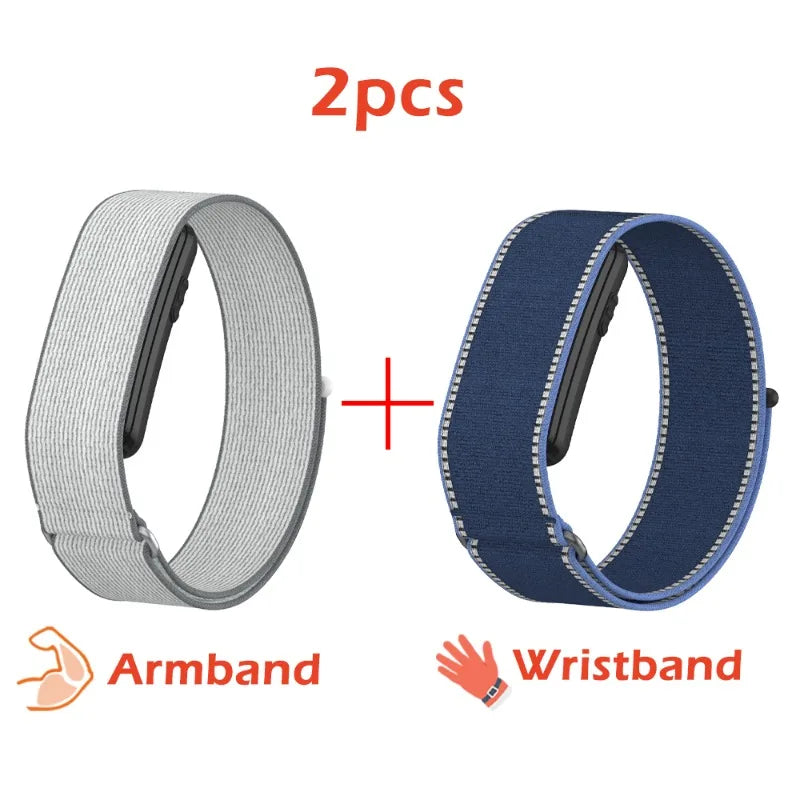 Adjustable Upper Arm Bicep & Wrist Strap for Garmin CIRQA Premium Custom Nylon Loop Soft Replacement Smart Sport Band Accessory