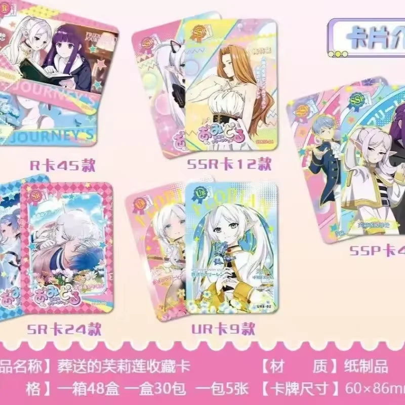 Frieren: Beyond Journey's End Collectible Cards Booster Box, Premium Anime TCG with Frieren Elf Mage Art for Fans