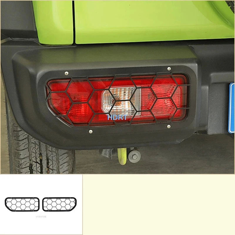 For Suzuki Jimny Sierra/K‑Car JB74 JB64 2019 + Car Styling Tail Light Shell Rear Fog Lamp Cover Protector Decoration Accessories