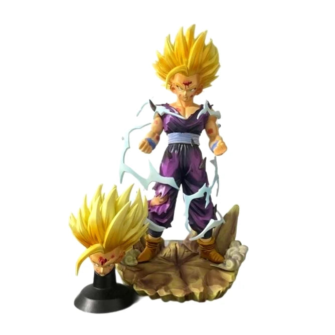 25cm/9.84in Anime Dragon Ball Z Figure Super Saiyan 2 Gohan Action Figures Pvc Collection Model Toys for Gifts