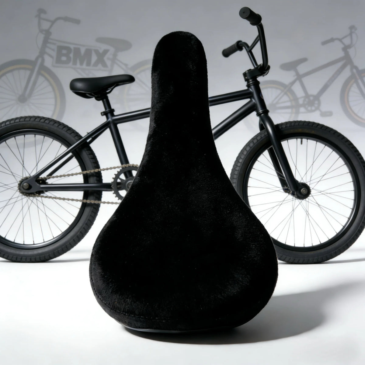 BMX Saddles Dirt Jump Bike Seat Freestyle Racing Cruiser BMX Bike Saddle Fiber Cloth Ultralight Soft Comfortable Bicycle Saddle