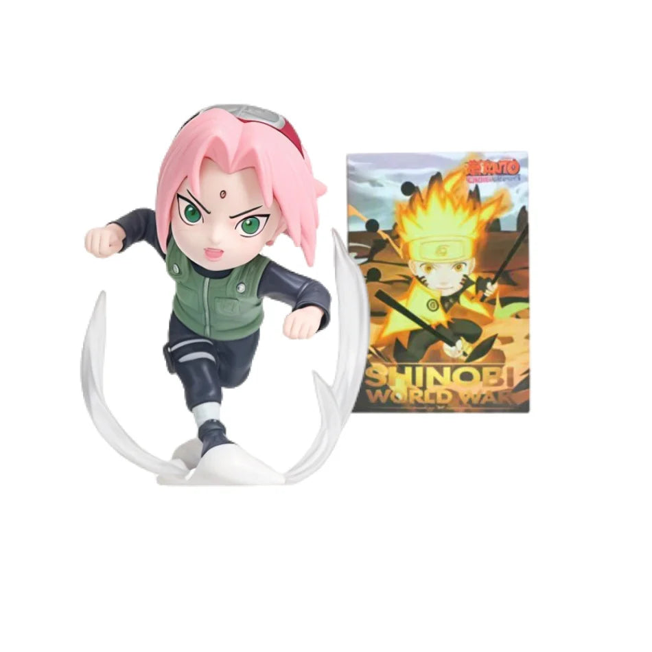 Anime Naruto Blind Box Model Figure 1-12 pcs NARUTO Ninkai Taisen Series Figurine PVC Desktop Collectible Toy Doll Birthday Gift