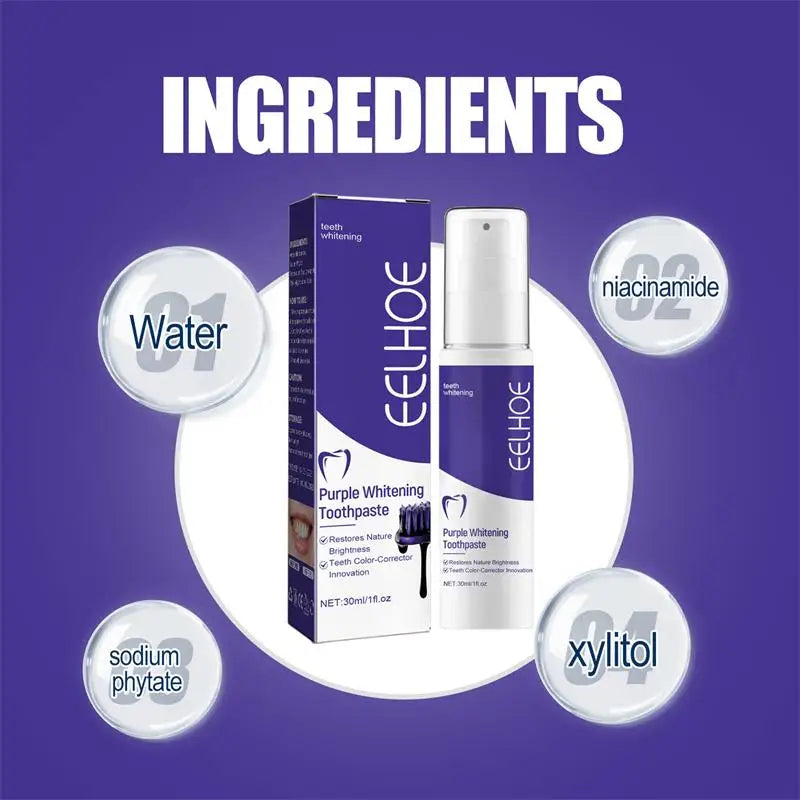 1pcs Teeth Cleansing Whitening Toothpaste Whiten Gel Whitener Bleach Removes Stains Fresh Breath Tooth Cleaning Korea Products