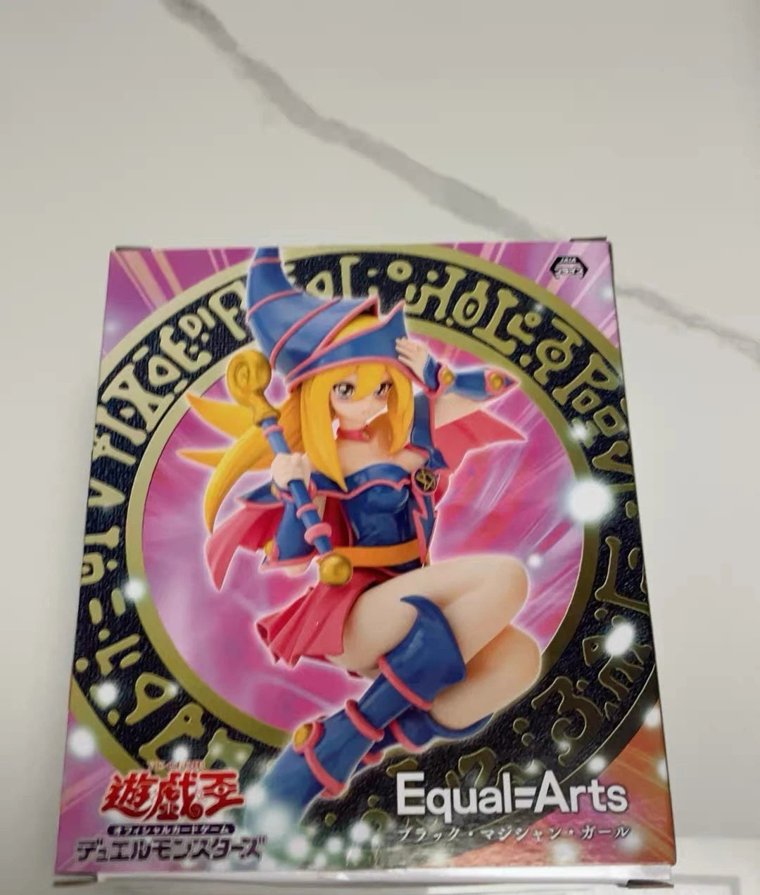 Yu-Gi-Oh! Scenic Figure 27CM Genuine Anime Toy Equal Arts Magician Girl Konami Figure Model Collectible Toy
