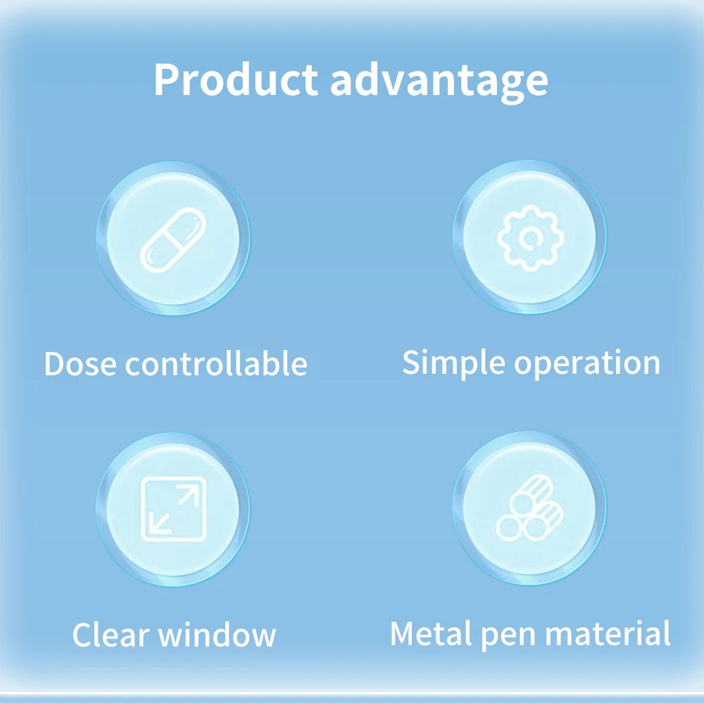 Reusable 3ml Insulin Medical Injection Pen Insulin Pen Injector Assembly Machine Reusable Insulin Refill Injector Pen