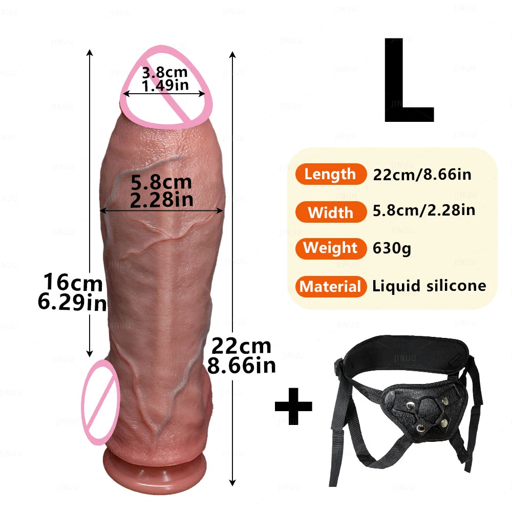 Realistic Dildos Silicone Huge Penis Women Sex Toys G-spot Stimulation Masturbation Big Dick Strap on Anal Dildo Lesbian 18+