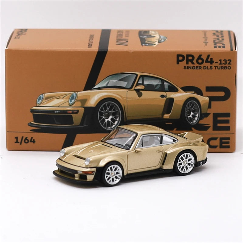 POP RACE 1:64 SINGER DLS TURBO NSX GT3 EVO22 EVA RT TEST TYPE-01 Diecast Model Car