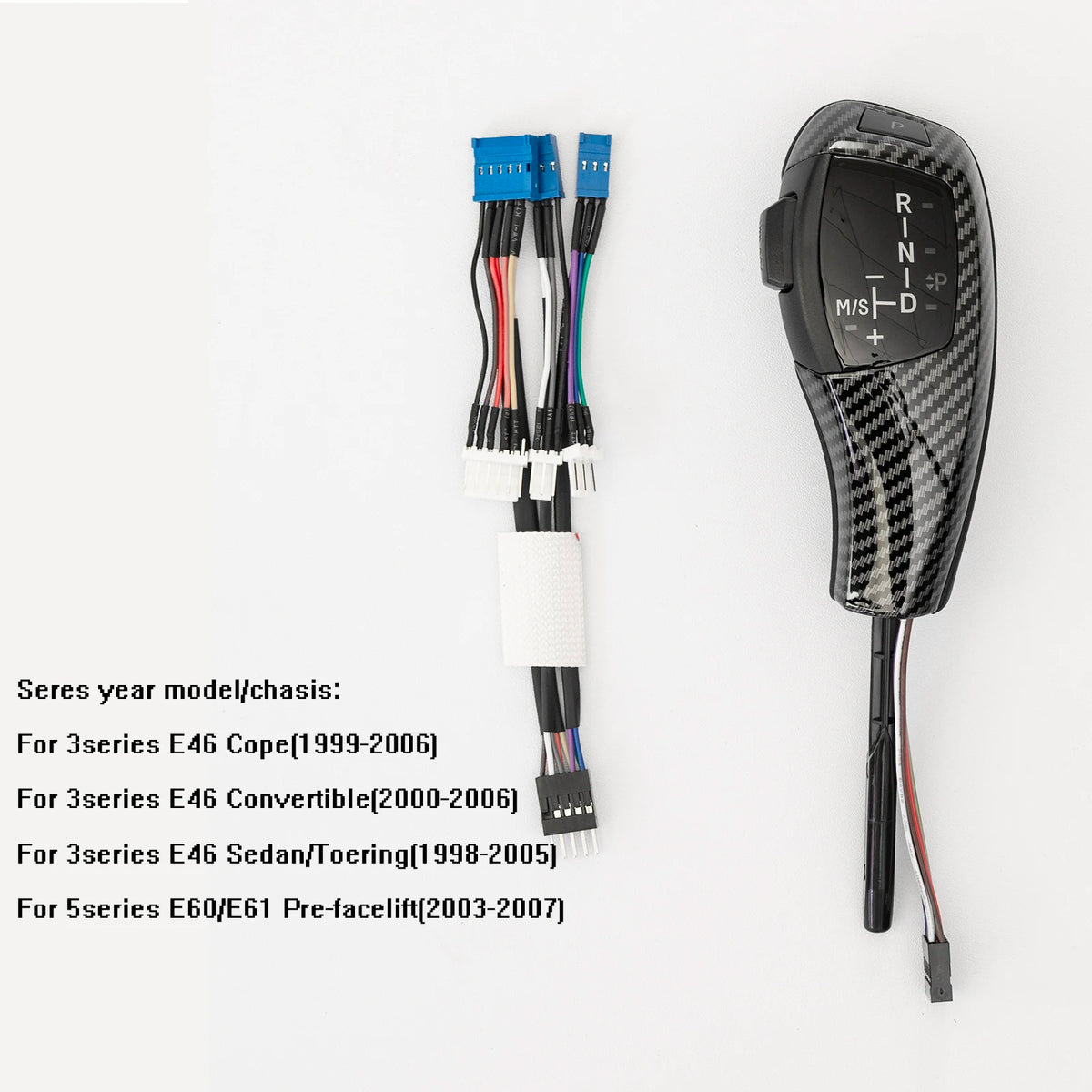 LED Gear Shift Knob Retrofit Kit for Car Accessories BMW E90 E91 E93 E81 E82 E84 E87 E88 E89 E46 E61 E60 E83 X3 E85 E86 E39 E53