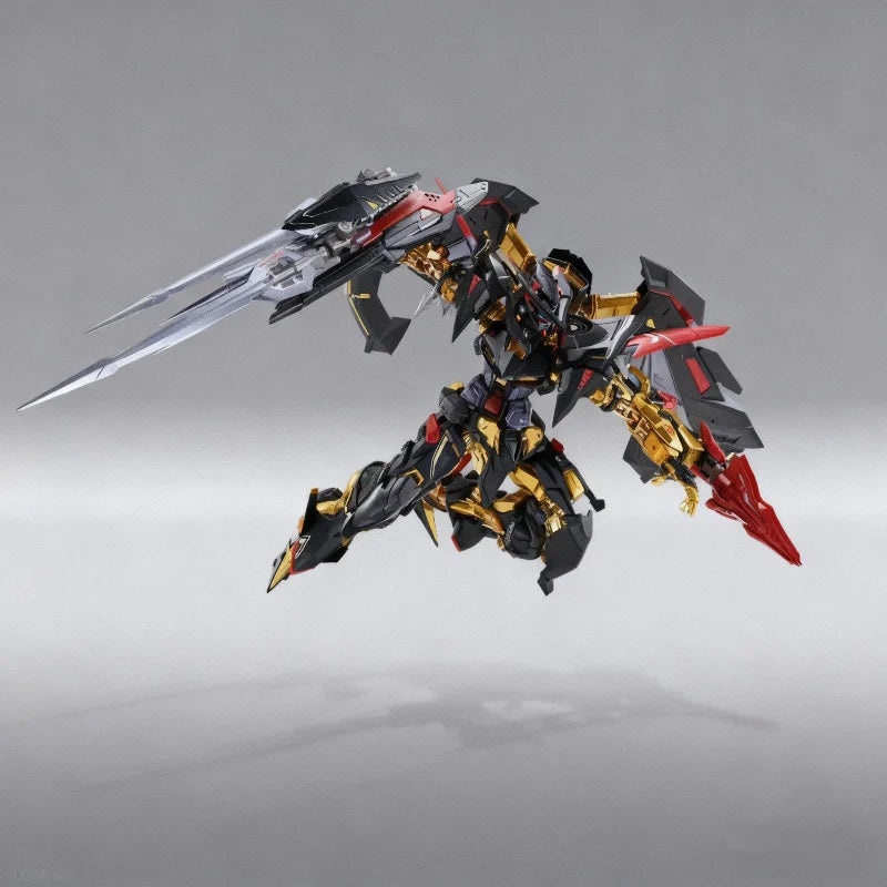Hg 1/144 Astray Gold Frame Assembly Model Kit Action Figures With Flight Pack Weapons Set Desktop Ornament Gift Collection Toys