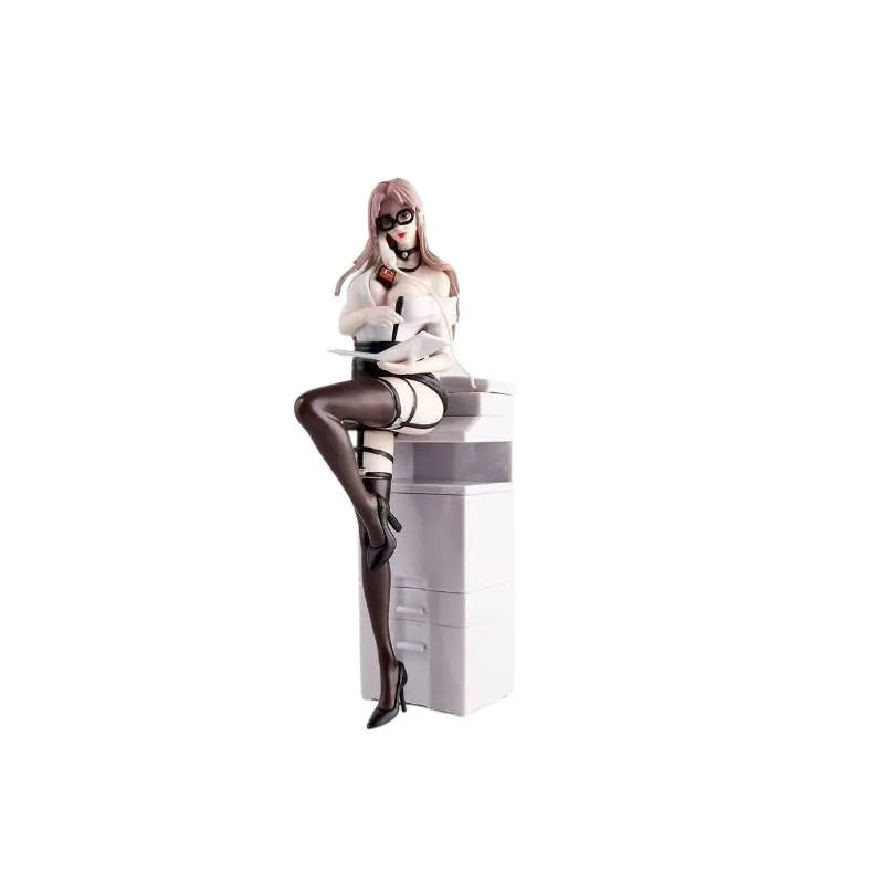 Hot Beautiful Girl bagged Figure Private Secretary Workplace Anime Collectible Model Desktop Decorations Gift Boys Toys