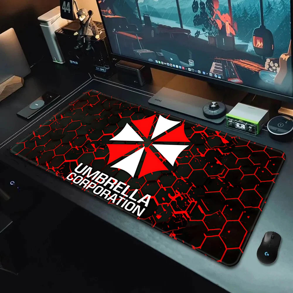Hot Movies Residents Evils Mousepad HD Printing Computer Gamers Locking Edge Non-slip Mouse Pad XXL90x40cm Keyboard PC Desk Pad