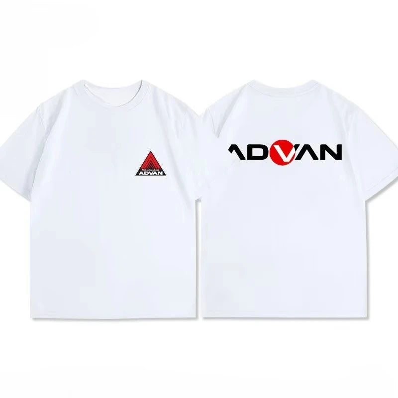 Japan JDM Modified Yokohama Advan Wheel Hub T-shirt Men's Clothing Women's Casual Wear Cotton 2026 Summer New T Shirt