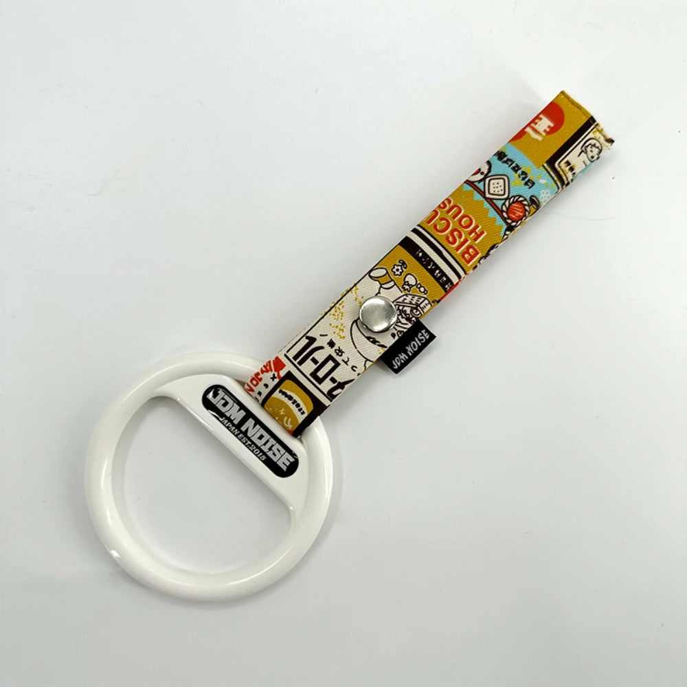 Japan Style Jdm Car Tsurikawa Lucky Cat Dragon Pattern Decorative Trailer Strap Universal Towing Accessory for Trailers