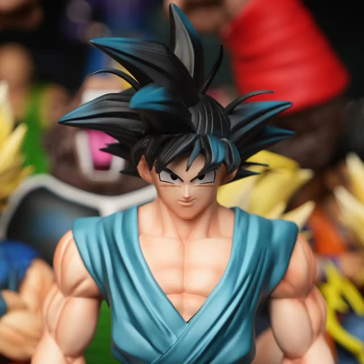 【HY STUDIO】33.5cm/13.19in Anime Dragon Ball GT Figure Son Goku Figure PVC Super Saiyan Goku Figure Collection Model Toys