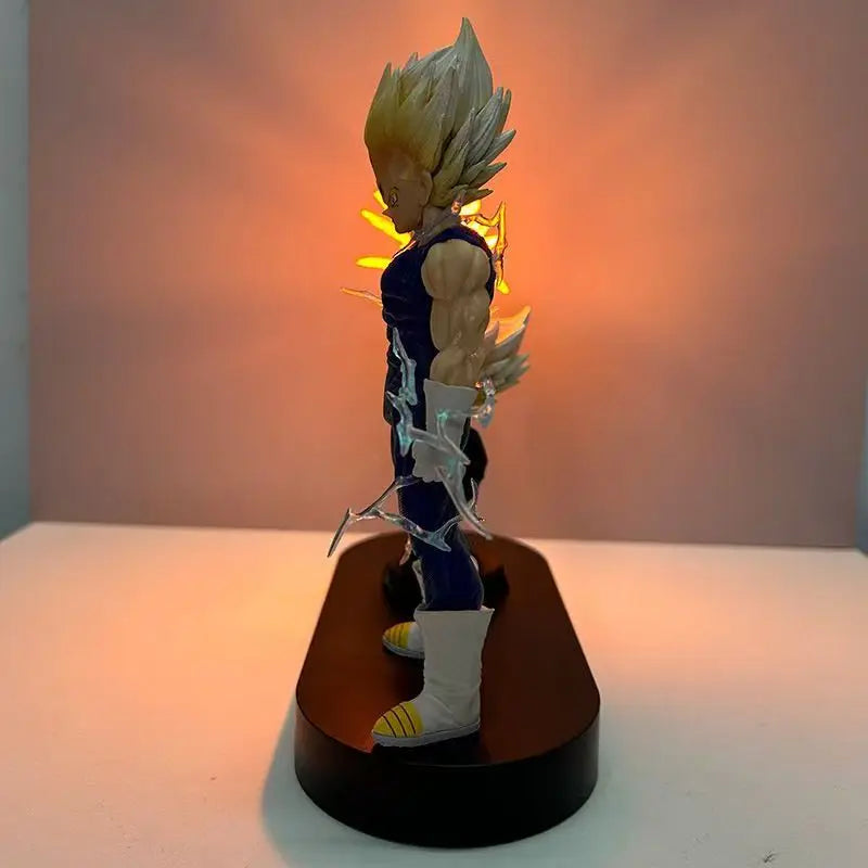 20cm Dragon Ball Majin Vegeta Desktop Light Action Figures