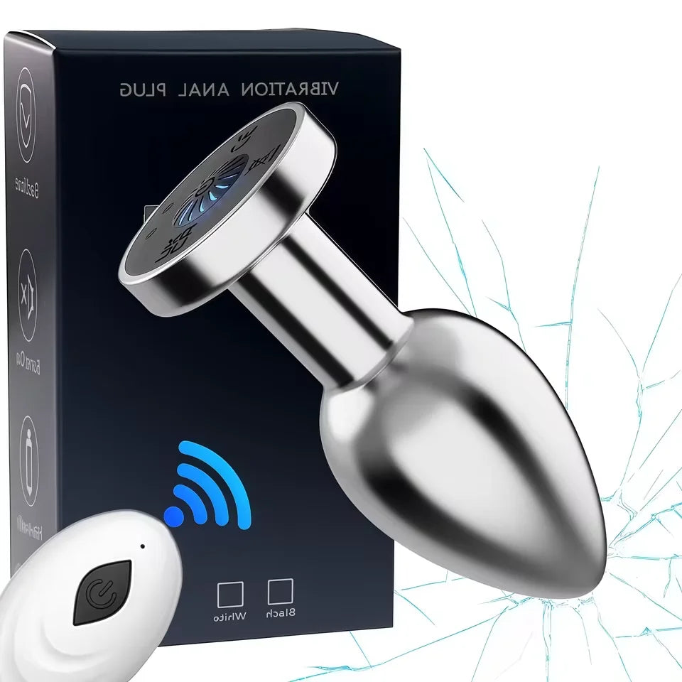 Wireless Anal Plug Vibrator Male Remote Prostate Massager Powerful Control Butt Plug Vagin Stimulator Adult Sex Toy for Couple