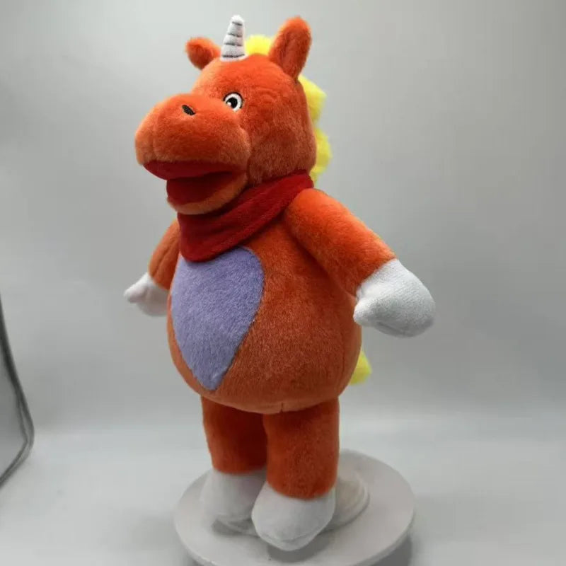 Hot Anime Buddy The Unicorn Plush Cute Soft Stuffed Animal Doll Orange Unicorn Plushie Kawaii Collectible Plushie Gift For Fans