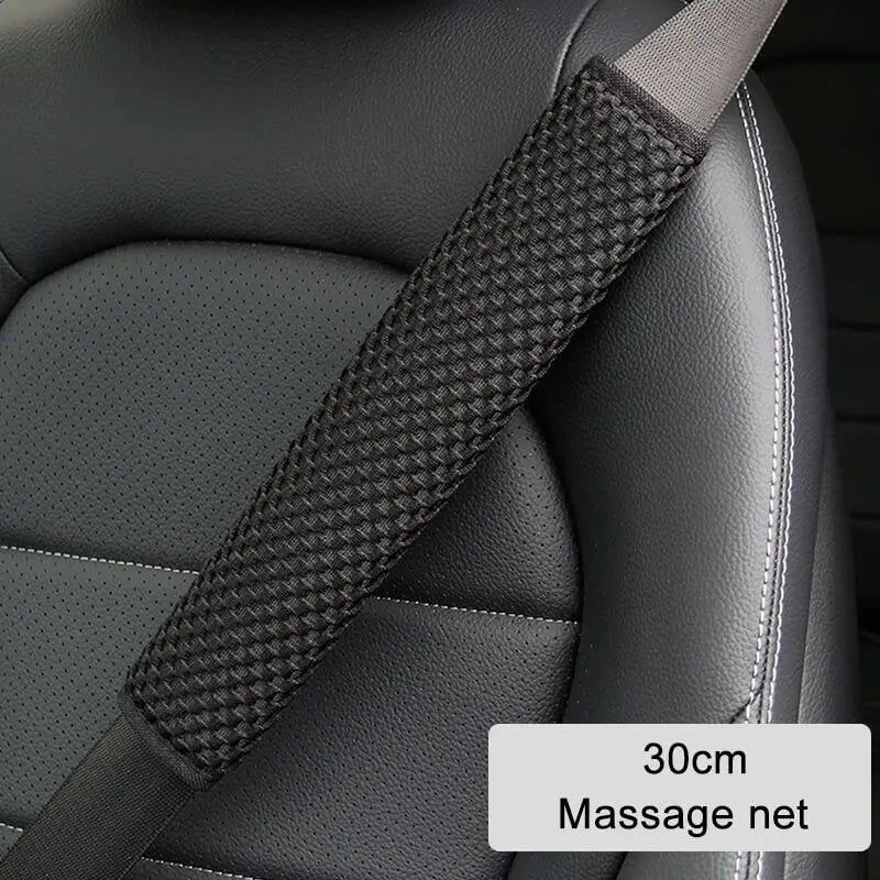 Car Seat Belt Shoulder Guard Padding Pad Four Seasons Massage Net Lengthened 23cm 30cm 50cm 75cm Car Interior Accessories