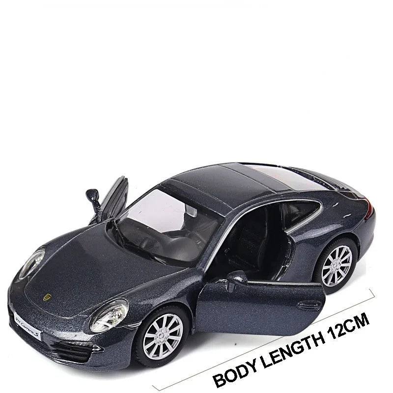 MaKeda1:36 Porsche 911 Carrera S Sports Car Pull Back Car Model Car Metal Alloy Toy Car For Kid Gifts Collection