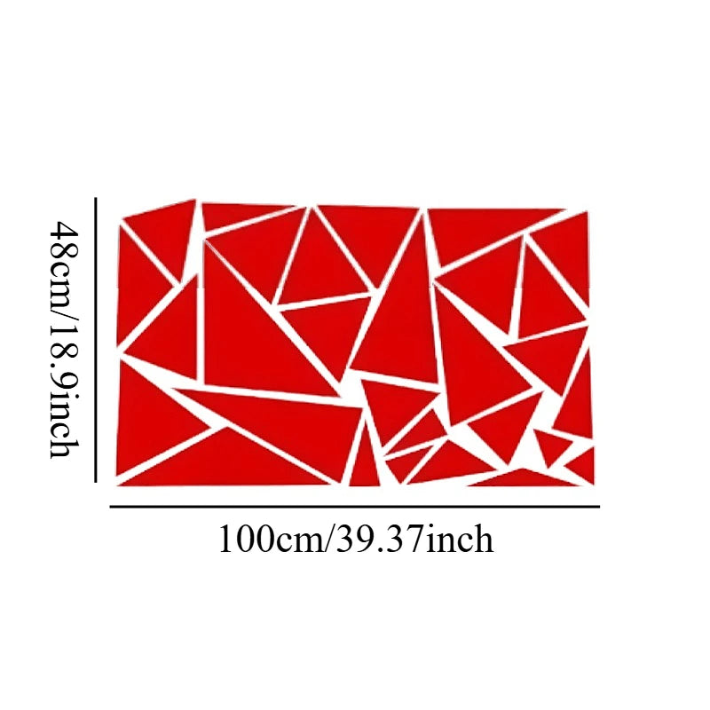 1pc Freestanding Triangles Graphics Car Sticker Decal Decoration SUV Truck Vehicle Camping Rv Vinyl car modification Sticker