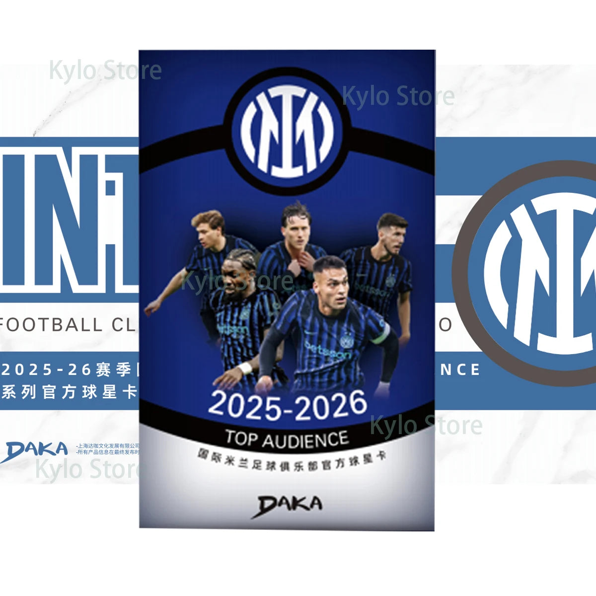 Daka 2025-2026 Messi Yamal Mbappe Football Collection Card Real Madrid Barcelona Manchester Juventus Ale Milano Star Player Card