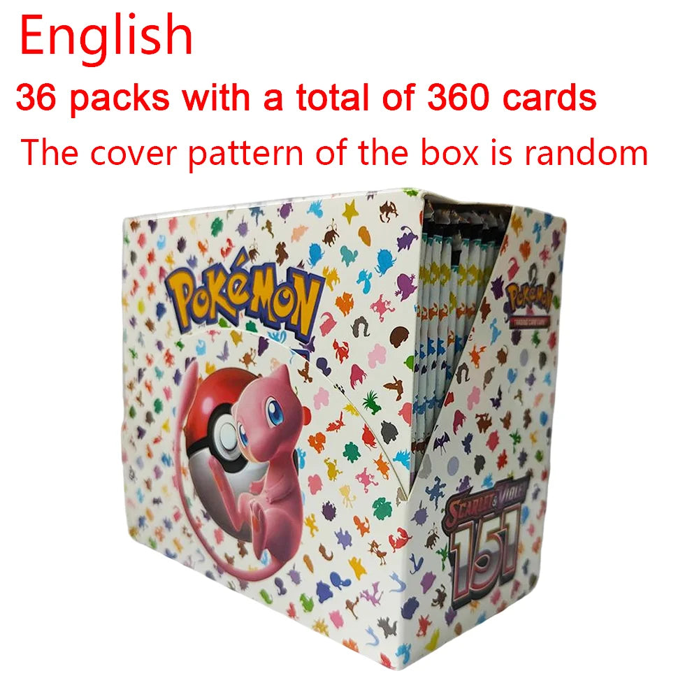 360Pcs Pokemon Card MEGA EVOLUTION Lucario Prismatic Evolutions Game Cartoon English Booster Battle Transaction Card Gift