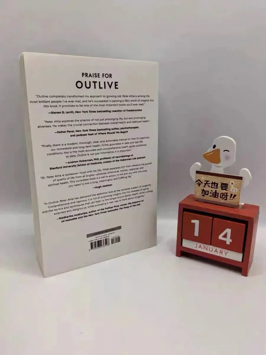 Outlive By Peter Attia The Science and Art of Longevity Book in English