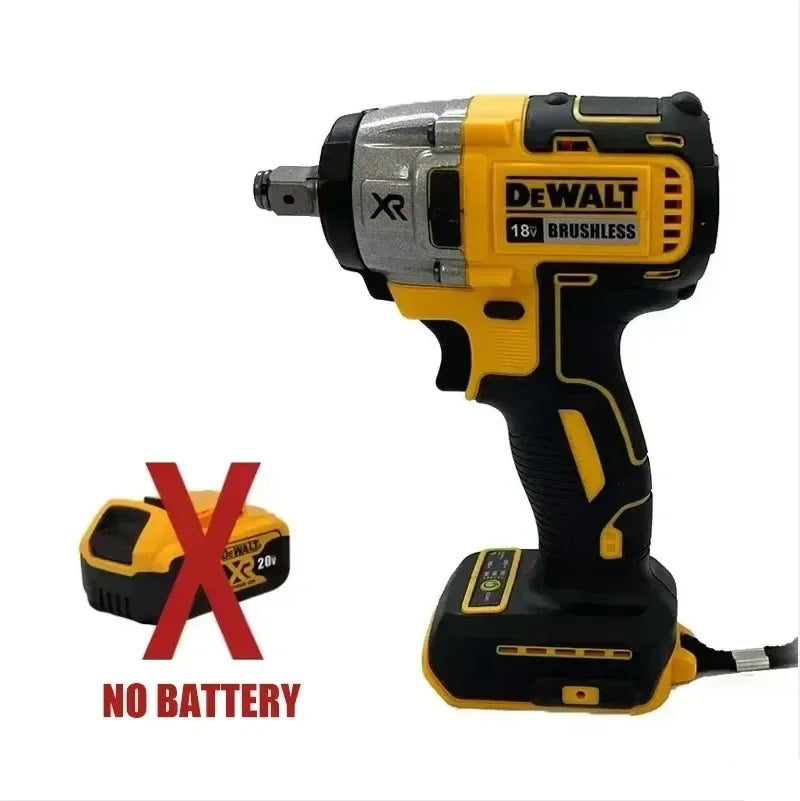Dewalt DCF880 Cordless Electric Brushless Wrench Impact LED Light 3250RPM 205N.m Wireless Power Tool for Home Improveme