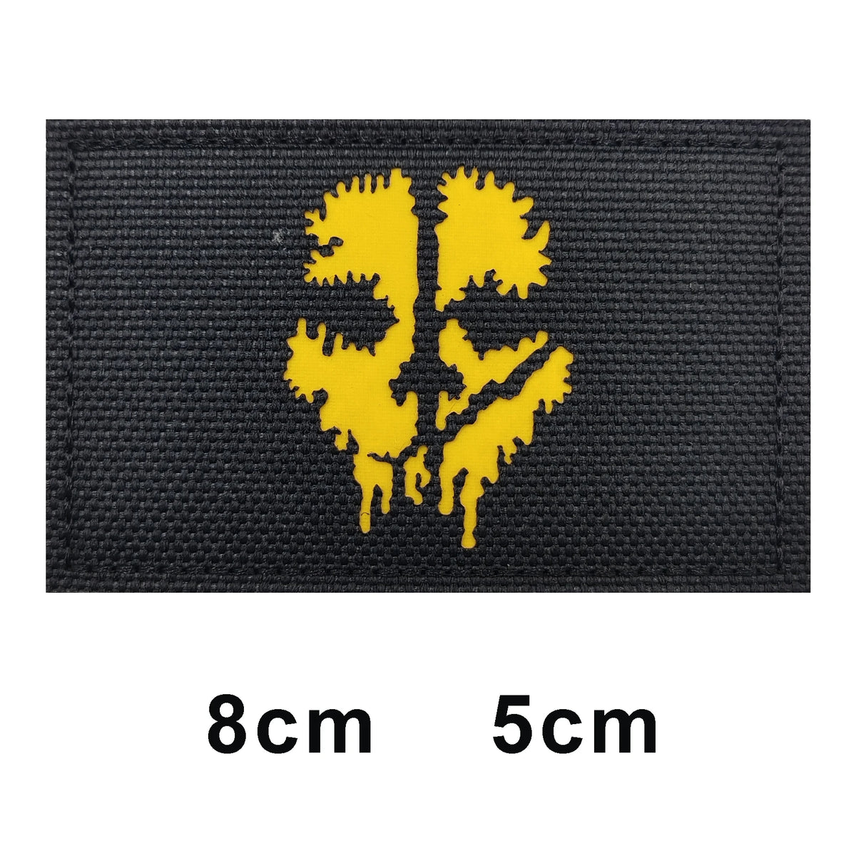 Call of Duty Skeleton and Ghost Ghost Mask, C psula CORP, No Moral Barriers Affected Embroidered Hook and Loop Backpack Patch