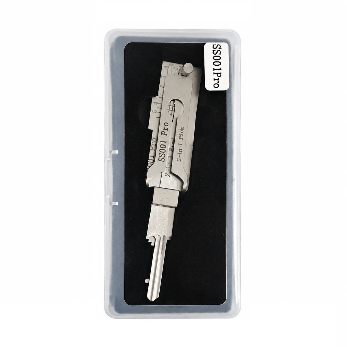 Professional Locksmith Tool,SS001Pro SS002Pro 2 in 1 Pick&Decoder,Lock Cylinder Decoding Unlocking Hand Tool with Storage Box