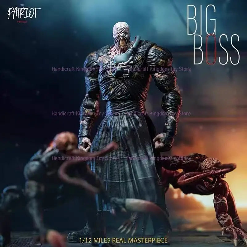 In Stock Patriot Studio 1/12 Resident Evil Tracker/BIG BOSS Movable
