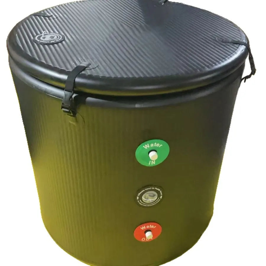 Foldable Inflatable Ice Bath Tub, Adult Cold Plunge Soaking Bucket for Sports Rehabilitation & Muscle Recovery