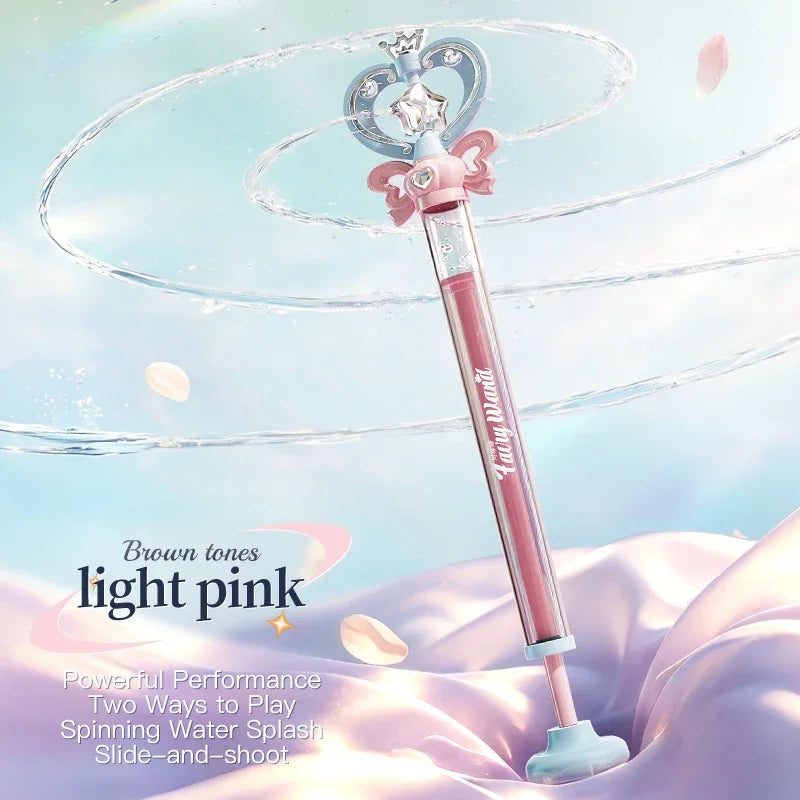 Magic Fairy Wand Water Gun Summer Water Play Toy Dual Mode Water Cannon for Kids Adults Birthday Gift for Water Battle Outdoor