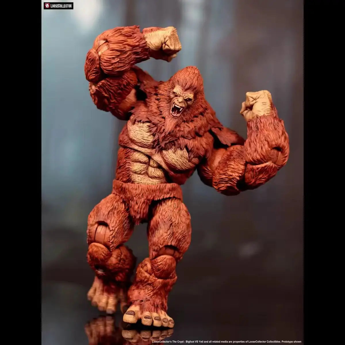 【Original】LC Studio Yeti Bigfoot Skookum Figura de juguete modelo