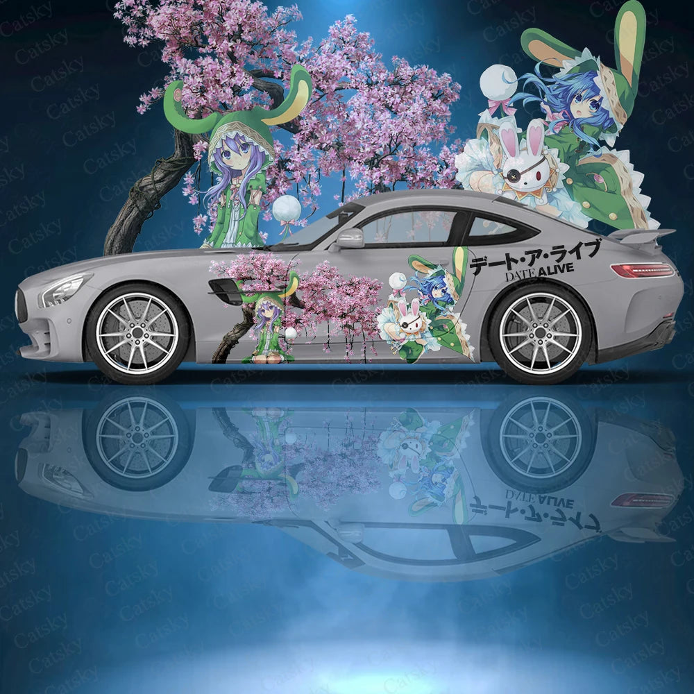 Date A Live anime car decals Auto paint Packaging decals GM decals fit most auto decals auto custom anime decals