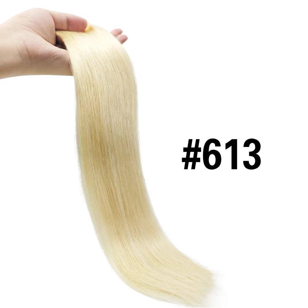 Clip In Hair Extensions #6 Chestnut Brown Double Weft Thick 120G 8Pcs Silky Straight Brazilian Clip In Human Hair Extensions