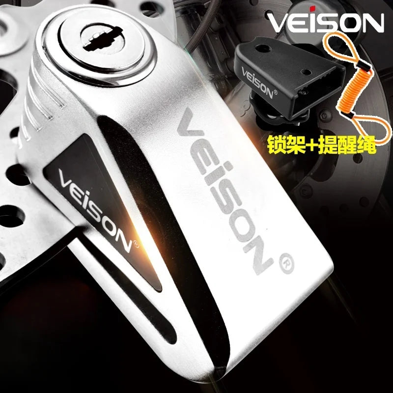 Disc Brake Lock, Special Anti-Theft Lock for Motorcycles, Brake Disc Lock for Motorcycles, Electric Bikes and Bicycles
