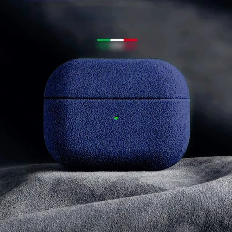 Italian Suede Leather Case For AirPods Pro 3 For AirPods Pro 2 AirPods 5 4 3 Case Luxury Artificial Leather All Inclusive Case