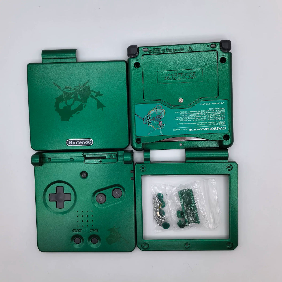 For GBA Game Boy Advance Sp Replacement Shell Custom Printed Housing For Retro Game Console Repair Super Mario Limited Edition