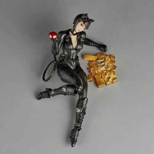 In Stock Amazing Yamaguchi Catwoman Revoltech Action Figure KO Factory High-Quality Version with Bonus Head Anime Model