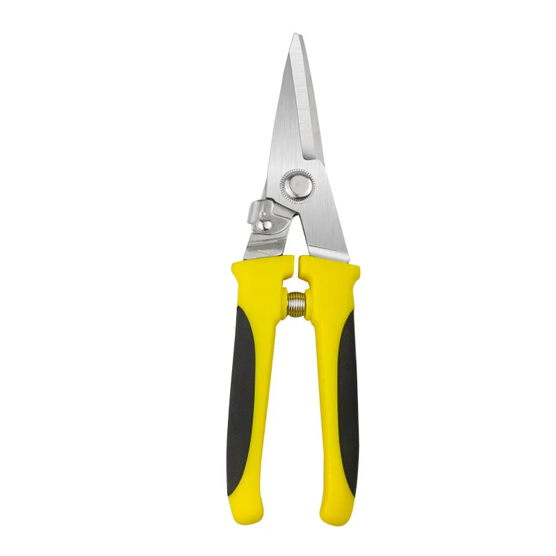 1 PC Iron Scissors Industrial Multi-purpose Buckle Plate Wire Slot PVC Wire Electrician's Scissors Garden Pruning Shears