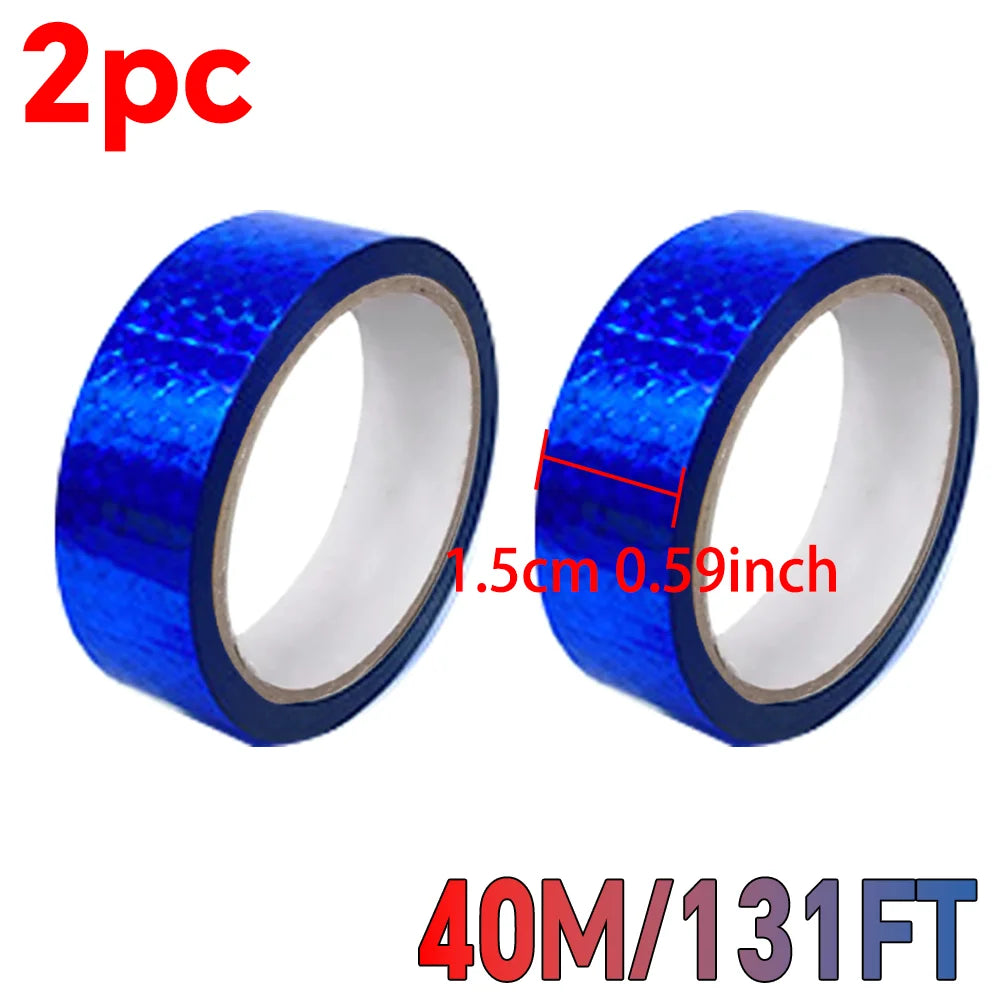 Holographic Laser Tape, Self-Adhesive Glittery Decorative Tape, Party Gift Packaging, DIY Hot Stamping Gold and Silver Stickers