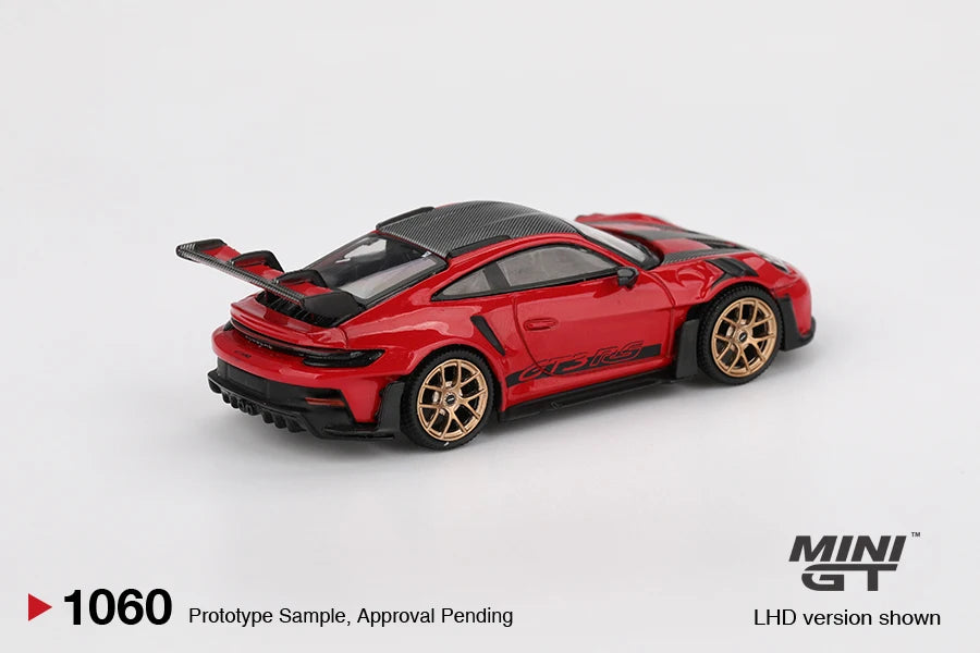 MINIGT 1/64 Porsche 911(992) GT3 RS Weissach RingTaxi.com MGT01178-CH Cars Alloy Diecast Metal Model Kids Toys Boys