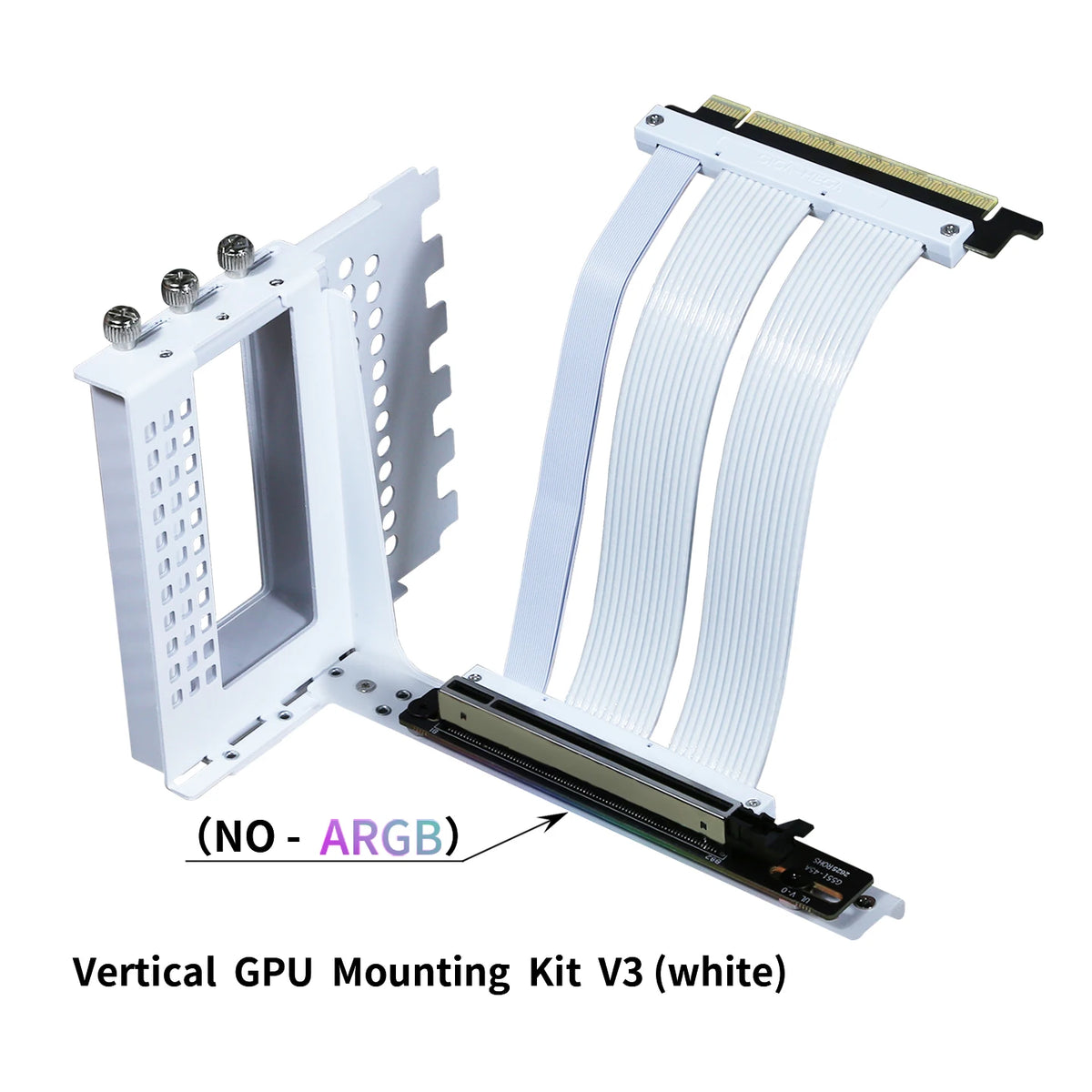 PCIe 5.0 X16 GPU Riser Cable Gen5 Right Angle Graphics Card Extension Cable 128GB/s for Vertical Mount PC