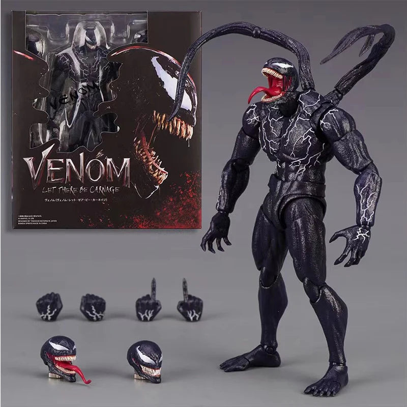 SHFiguarts Venom Red Venom Carnage Action Figure Shf Venom 2 Let There Be Carnage Anime Figure Model Doll Toy Birthday Gifts
