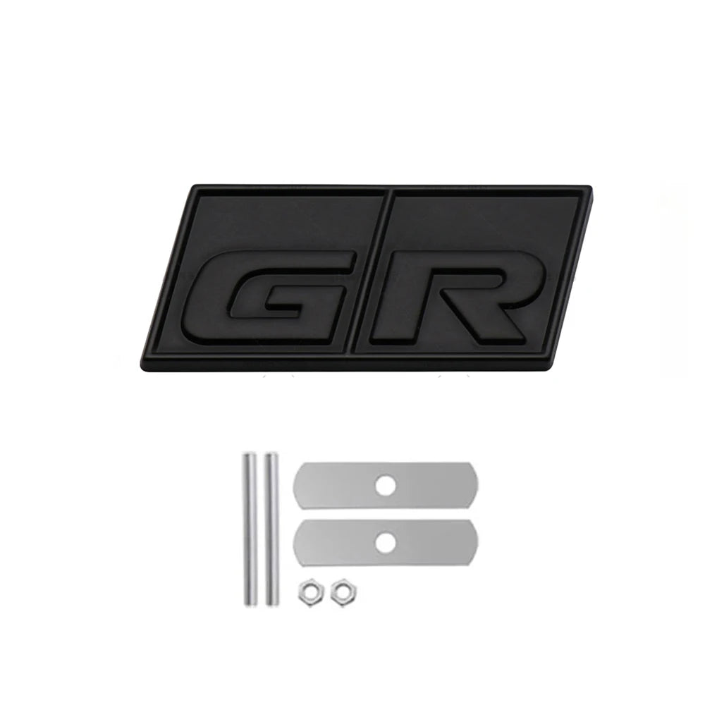 3D Metal Car Sticker Labeling Emblem Badge Decals For Toyota GR Sport C-HR RAV4 Corolla Yaris Camry Prado Prius Auto Accessories