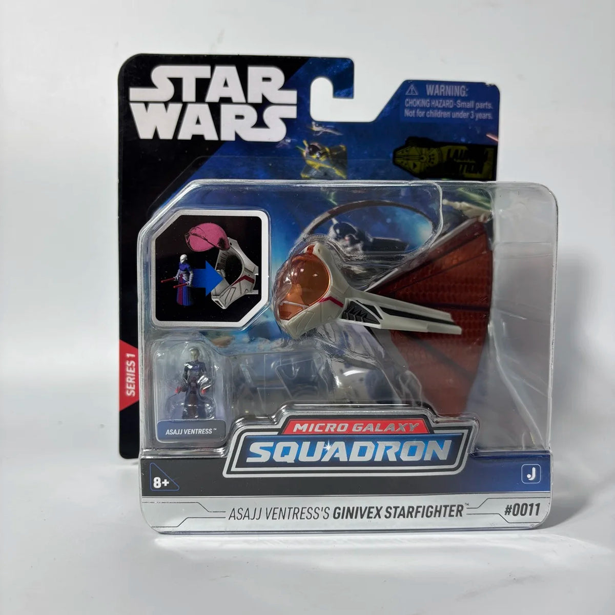 Star Wars Micro Galaxy Squadron Serie T-70 X-Wing Tie Fighter A Wing Obi Wang Jedi Interceptor Class Vehicle Figure Model Toy