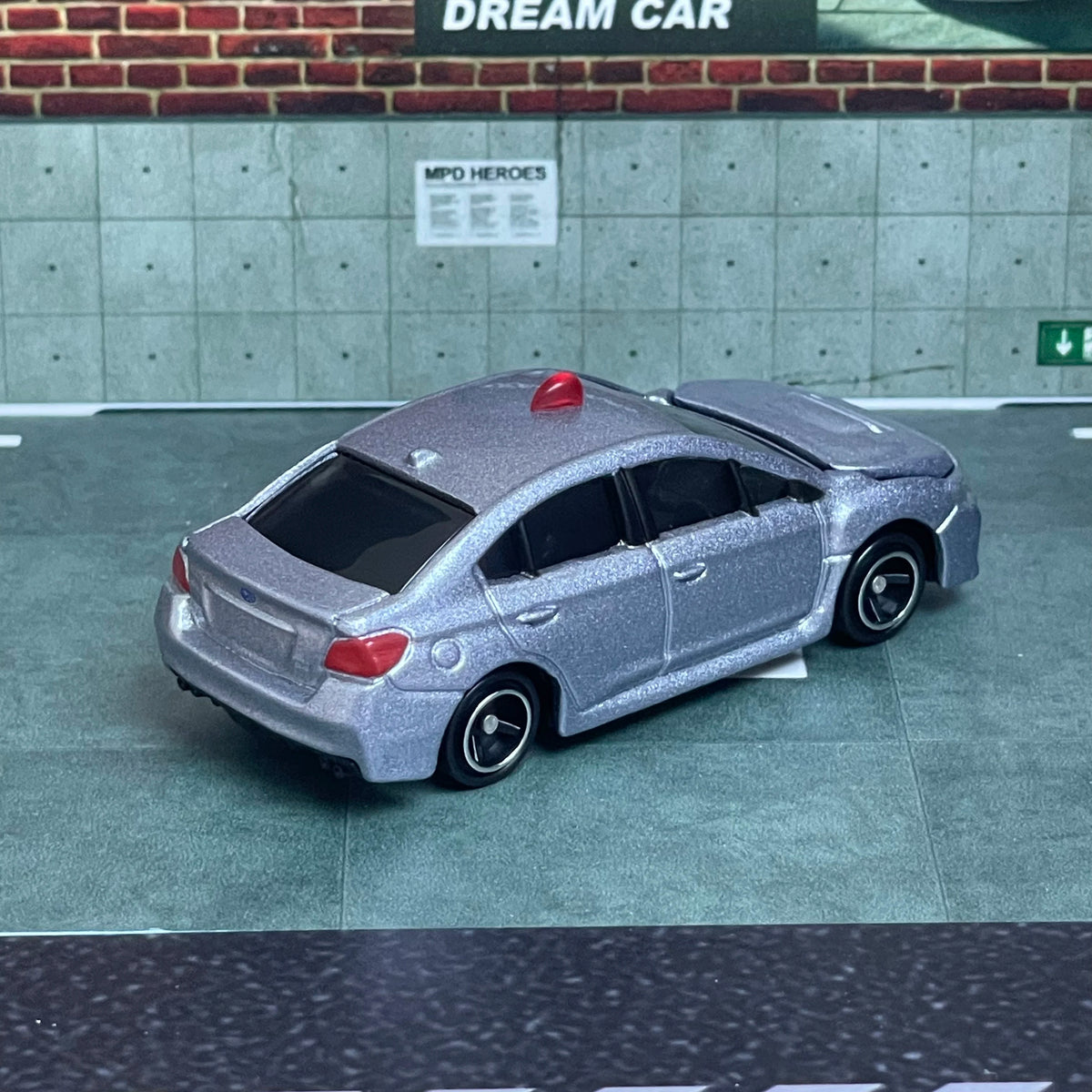 Takara Tomy Tomica No.2 Subaru WRX S4 Unmarked Patrol Car 1:64 Scale Alloy Diecast Car Mini Vehicle Collection Gift for Kids