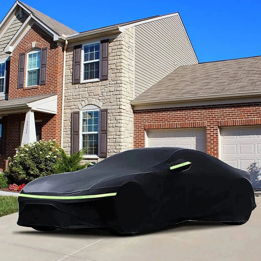 Waterproof Car Cover for 1998-2023 Porsche 911 All Weather Full Car Covers With Zipper Door for Snow Rain Dust Hail Protection